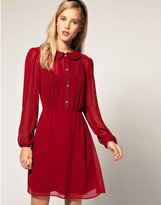 Thumbnail for your product : ASOS Special Button Chiffon Dress