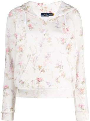 Polo Ralph Lauren Floral Cotton Hoodie - ShopStyle