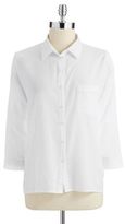 Thumbnail for your product : C&C California Sheer Button-Down Shirt