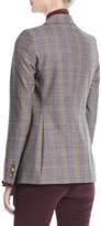 Thumbnail for your product : Lafayette 148 New York Plus Size Heather One-Button Eloquent Plaid Jacket