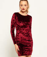 Thumbnail for your product : Superdry Lily Velvet Bodycon Dress