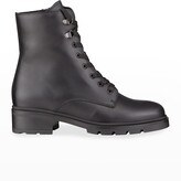 Thumbnail for your product : La Canadienne Sabel Matte Leather Combat Waterproof Boots
