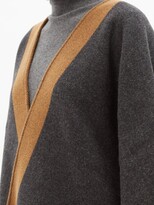 Thumbnail for your product : Johnstons of Elgin Tasselled Wool Cape - Grey Multi