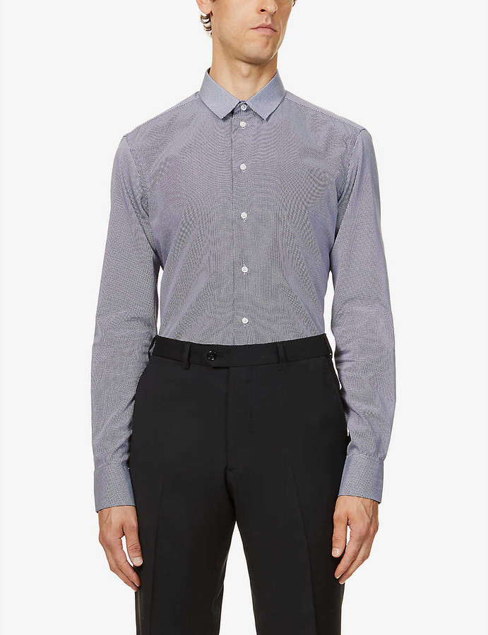 cotton king slim fit shirts