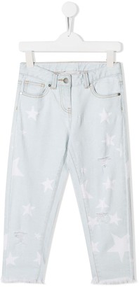 Stella McCartney Kids Star Print Jeans
