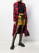 Thumbnail for your product : Unravel Project Snake-Effect Mini Skirt