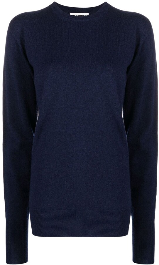 Navy Blue Cashmere Sweater Women | ShopStyle CA