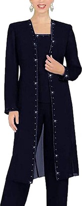 Navy Chiffon Jacket | Shop the world's largest collection of fashion |  ShopStyle UK