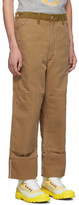 Thumbnail for your product : Junya Watanabe Brown Carhartt Edition Customized Canvas Trousers