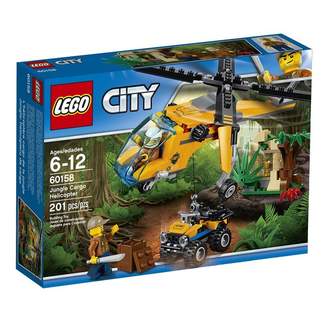 Lego City Jungle Cargo Helicopter 60158