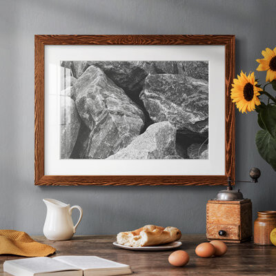 17 Stories Found Textures VII Framed On Paper Print