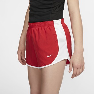girls white nike shorts