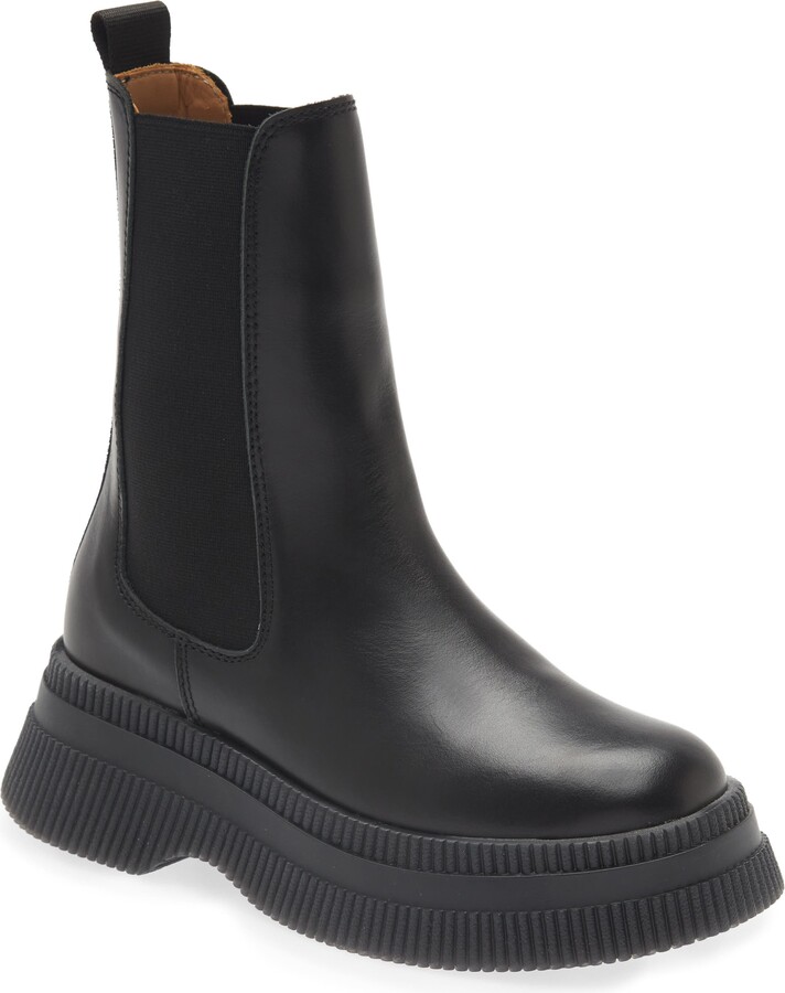 Ganni Creepers Mid Chelsea Boot ShopStyle