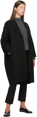 S Max Mara Black Wool Julia Coat
