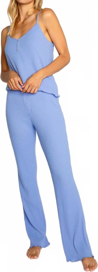 PJ Salvage Reloved Rib Pajama Set In Peri