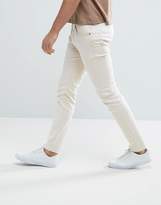 Thumbnail for your product : Selected Jeans in Skinny Fit with Raw Hem