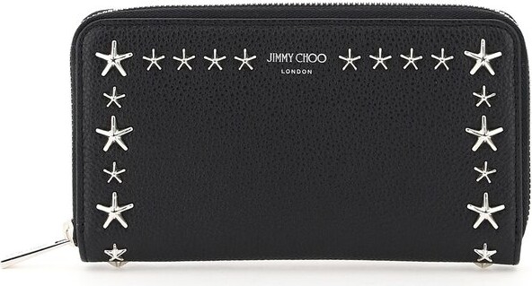 Jimmy Choo PIPPA Star Logo Wallet長財布