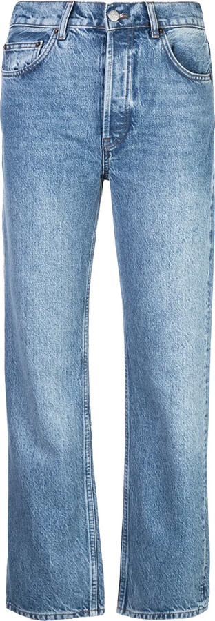 Reformation Cynthia high-rise straight jeans