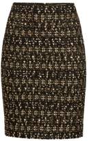 Thumbnail for your product : St. John Gilded Eyelash Patterned Inlay Knit Skirt