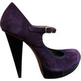 Purple Suede Heels 