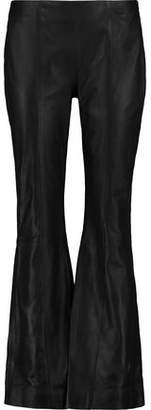 Iris & Ink Leslie Leather Flared Pants