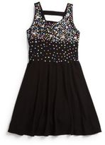 Thumbnail for your product : Flowers by Zoe Girl's Embellished Skater Dress