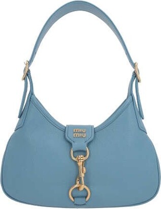 Bow bag leather handbag Miu Miu Pink in Leather - 39695677