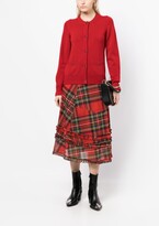 Thumbnail for your product : Chanel Pre Owned 1990s CC turn-lock cashmere cardigan