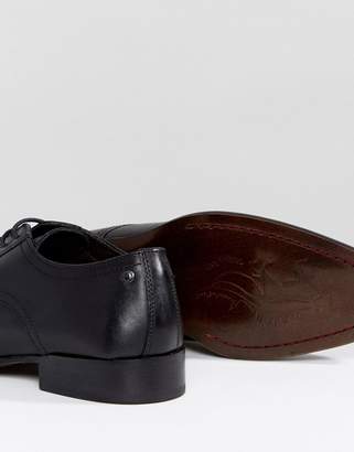 Base London Christie Leather Derby Shoes In Black