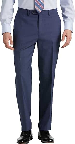 Lauren Ralph Lauren Classic Fit Men's Suit Separate Pants Blue Windowpane -  ShopStyle