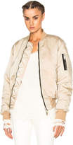 Thumbnail for your product : Unravel Distress Nylon Bomber