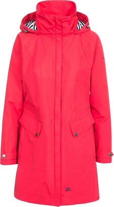 Trespass Womens/Ladies Rainy Day Waterproof Jacket (S) (Red)