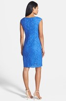 Thumbnail for your product : Adrianna Papell Scoop Neck Lace Sheath Dress
