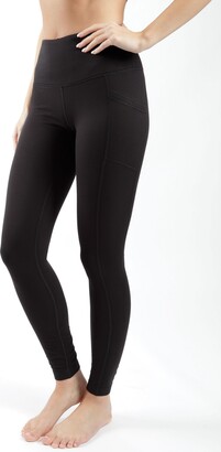 Yogalicious - Women's Polarlux Fleece Inside High Waist Legging with Side  Pockets - Blue Fusion - Small - ShopStyle