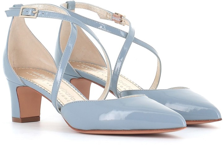 pale blue pumps