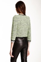 Thumbnail for your product : Yoana Baraschi Baby Tweed Faux Leather Trim Mini Jacket