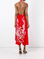 Thumbnail for your product : Fendi floral print halterneck dress