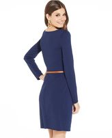 Thumbnail for your product : Amy Byer BCX Juniors' Belted Tulip Dress