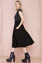 Thumbnail for your product : Nasty Gal Factory You Compleat Me Skirt - Black