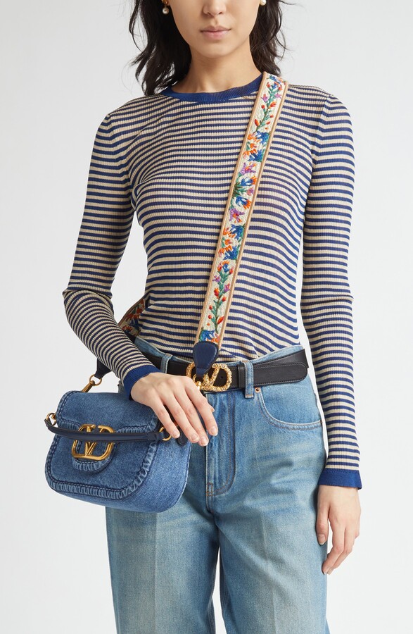 Valentino Garavani Striped Silk Sweater