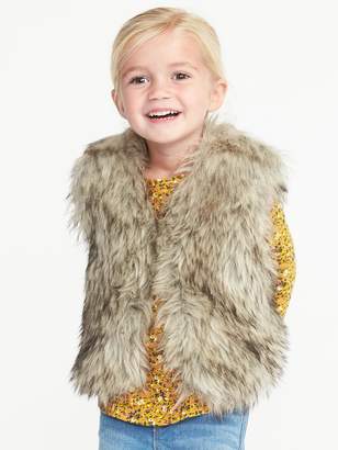 Old Navy Faux-Fur Vest for Toddler Girls