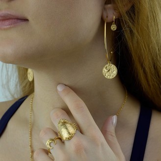 Annabelle Lucilla Jewellery Lotus Shield Ring