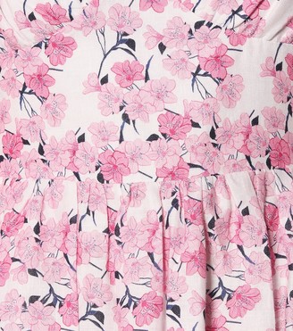 Gül Hürgel Floral linen dress