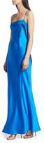Thumbnail for your product : Mason by Michelle Mason Cowl Ruffle Silk Gown