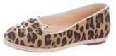 Thumbnail for your product : Charlotte Olympia Ponyhair Animal Print Espadrilles Brown