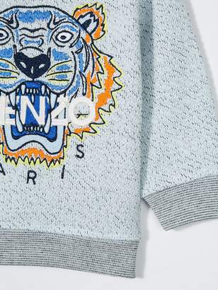Kenzo Kids embroidered logo sweatshirt