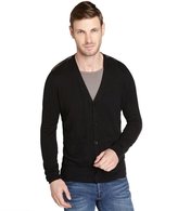 Thumbnail for your product : Burberry black cashmere-cotton blend cardigan
