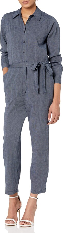 lucky brand ankle tie jumpsuit