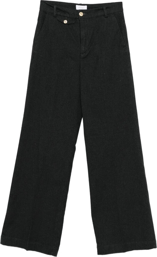 40weft Pressed-Crease Trousers