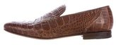 Thumbnail for your product : Bottega Veneta Crocodile Dress Loafers